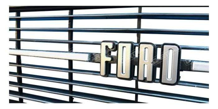 OEM Escort Mk2 Front Grille With Ford Lettering, Round Headlight