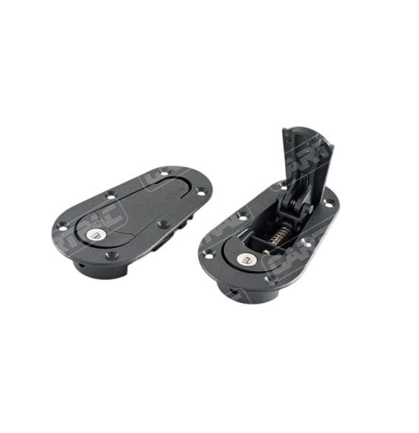 Aerocatch Aerocatch T120-2100 Black Above Panel Locking Catch Kit