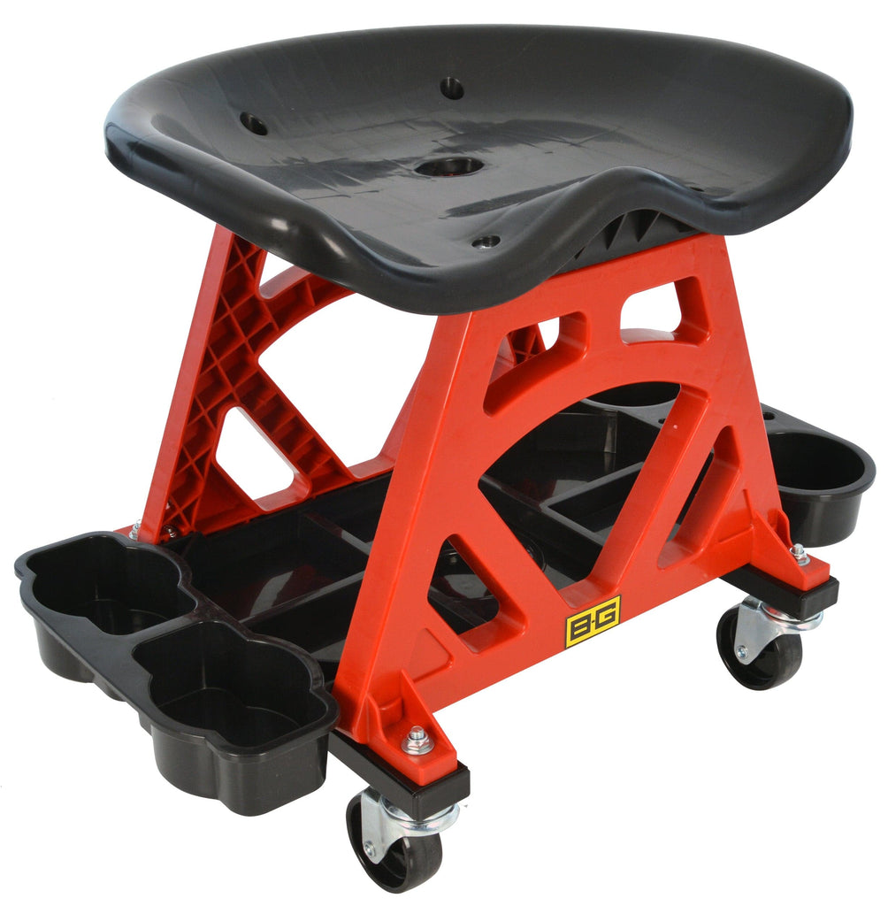 B-G Racing B-G Racing - Mechanics Work Seat With Wheels