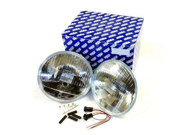 WIPAC Escort Mk1 & Mk2 Round Halogen Headlamp Kit for LHD Vehicles, 7'' Headlights