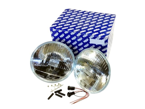 WIPAC Escort Mk1 & Mk2 Round Halogen Headlamp Kit for LHD Vehicles, 7'' Headlights