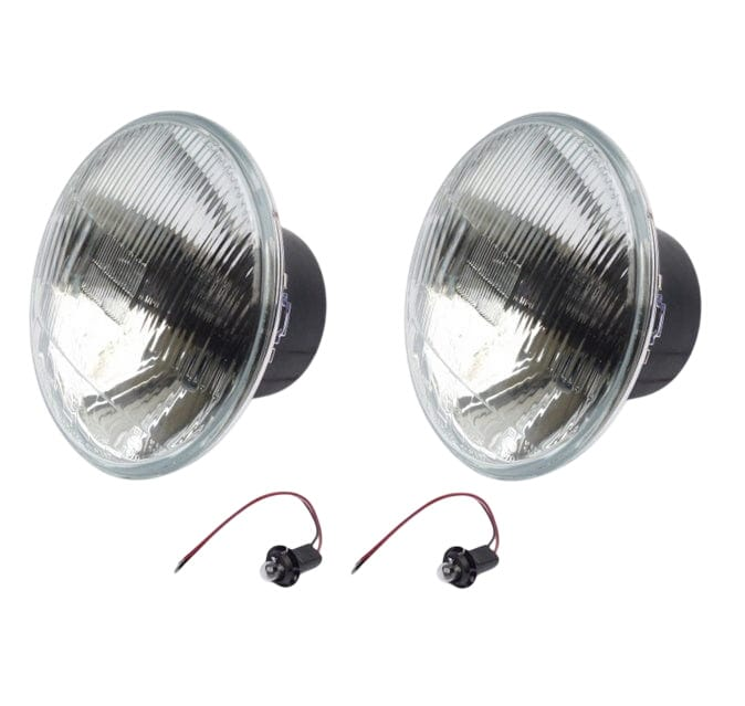 WIPAC Escort Mk1 & Mk2 Round Halogen Headlamp Kit for RHD Vehicles, 7'' Headlights