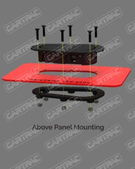 Aerocatch Aerocatch AC120-2000 Black Flush Non-Locking Top Surface Mount Bonnet Kit