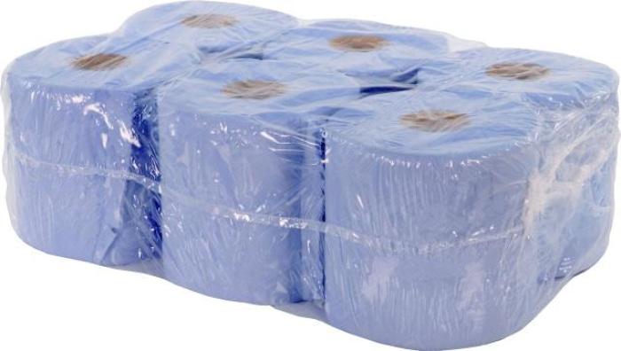 B-G Racing Blue Paper Towel Roll (x 6) 2 Ply - 19cm x 19cm - 400 Sheets