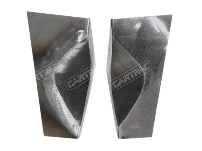 Gartrac Escort Mk1 & Mk2 Bulkhead Exhaust Cut Out Gussetts - Shaped Both Sides - Pair