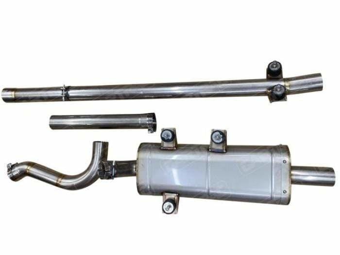 Simpson Race Exhausts Simpson Stainless Steel Single Box Exhaust System 2.5'' Bore: Ford Zetec E