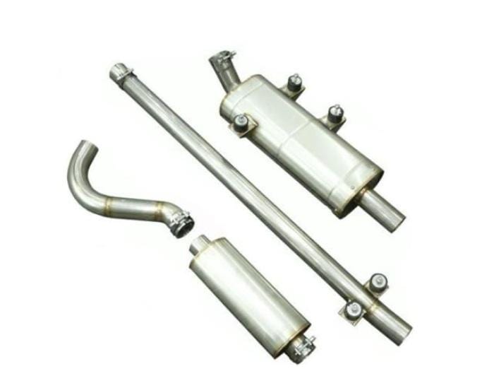 Simpson Race Exhausts Simpson Stainless Steel Twin Box Exhaust System 2.5'' Bore: Ford BDA/BDG 16v